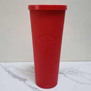 Starbucks Red Matte Venti 24oz Cold Tumbler